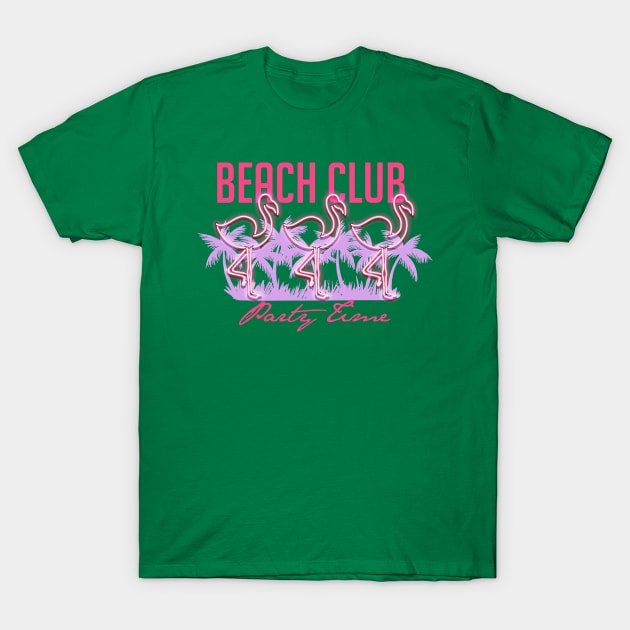 Beach Club T-Shirt by dailycreativo